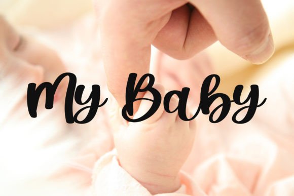 Mom Font PNG with transparent background - Preview 1