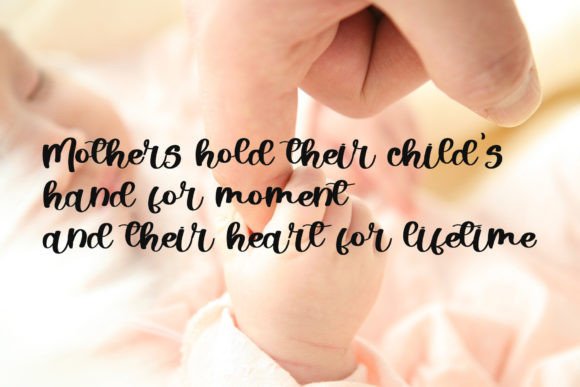 Mom Font PNG with transparent background - Preview 2