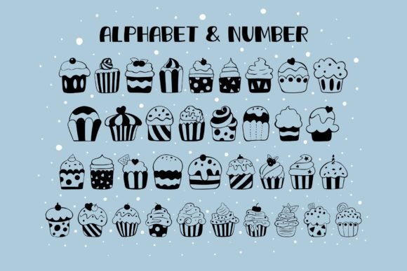 ‪Mono Cupcake‬  Font - Preview 1