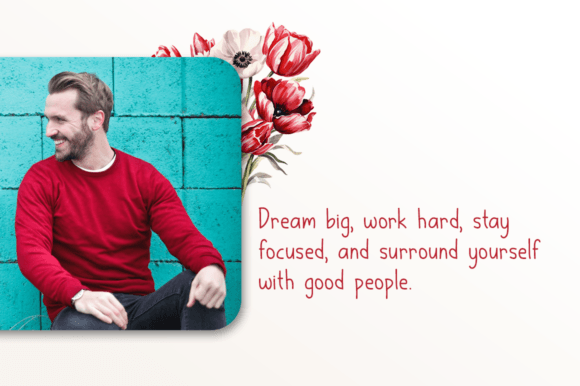 Simple Pleasure Font PNG with transparent background - Preview 1