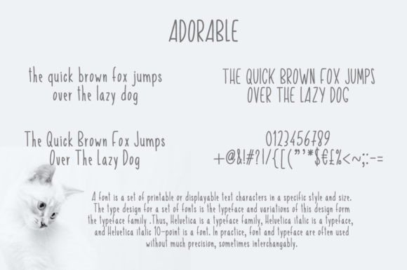 Adorable Font - Preview 3