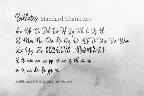 Billates Font - Preview 4