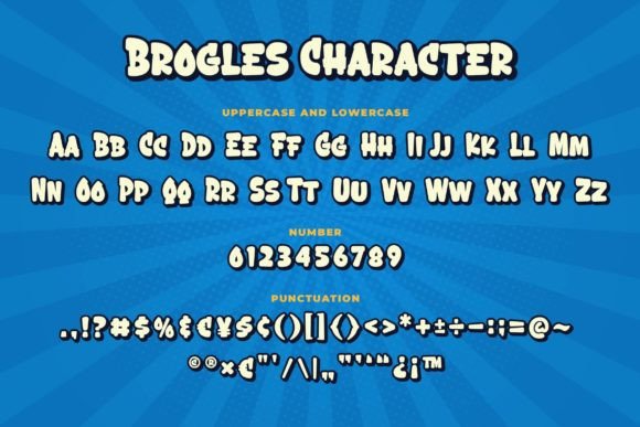 Brogles Font - Preview 4