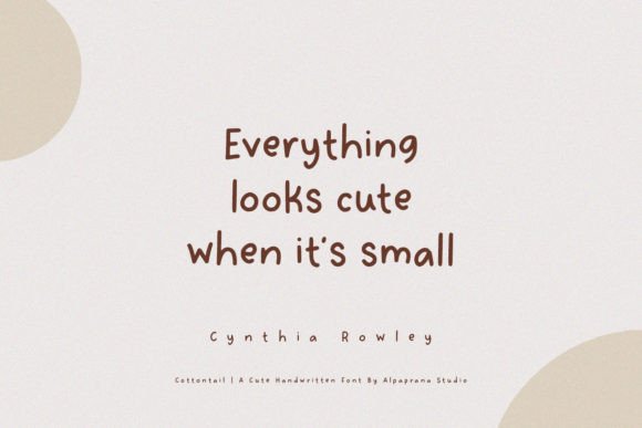 Cottontail Font - Preview 6