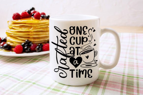 Crafted One Cup At A Time Mug Design