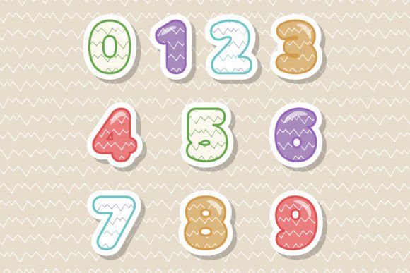 Cute Zigzag Font - Preview 2