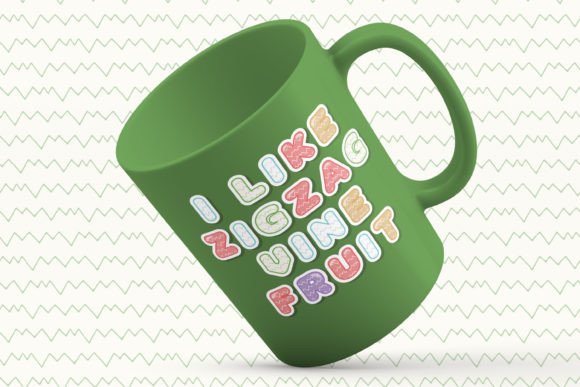 Cute Zigzag Font - Preview 4