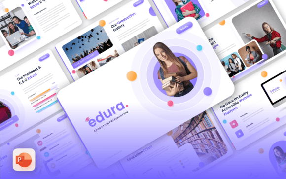 Preview of Edura – Creative Education PowerPoint PowerPoint template