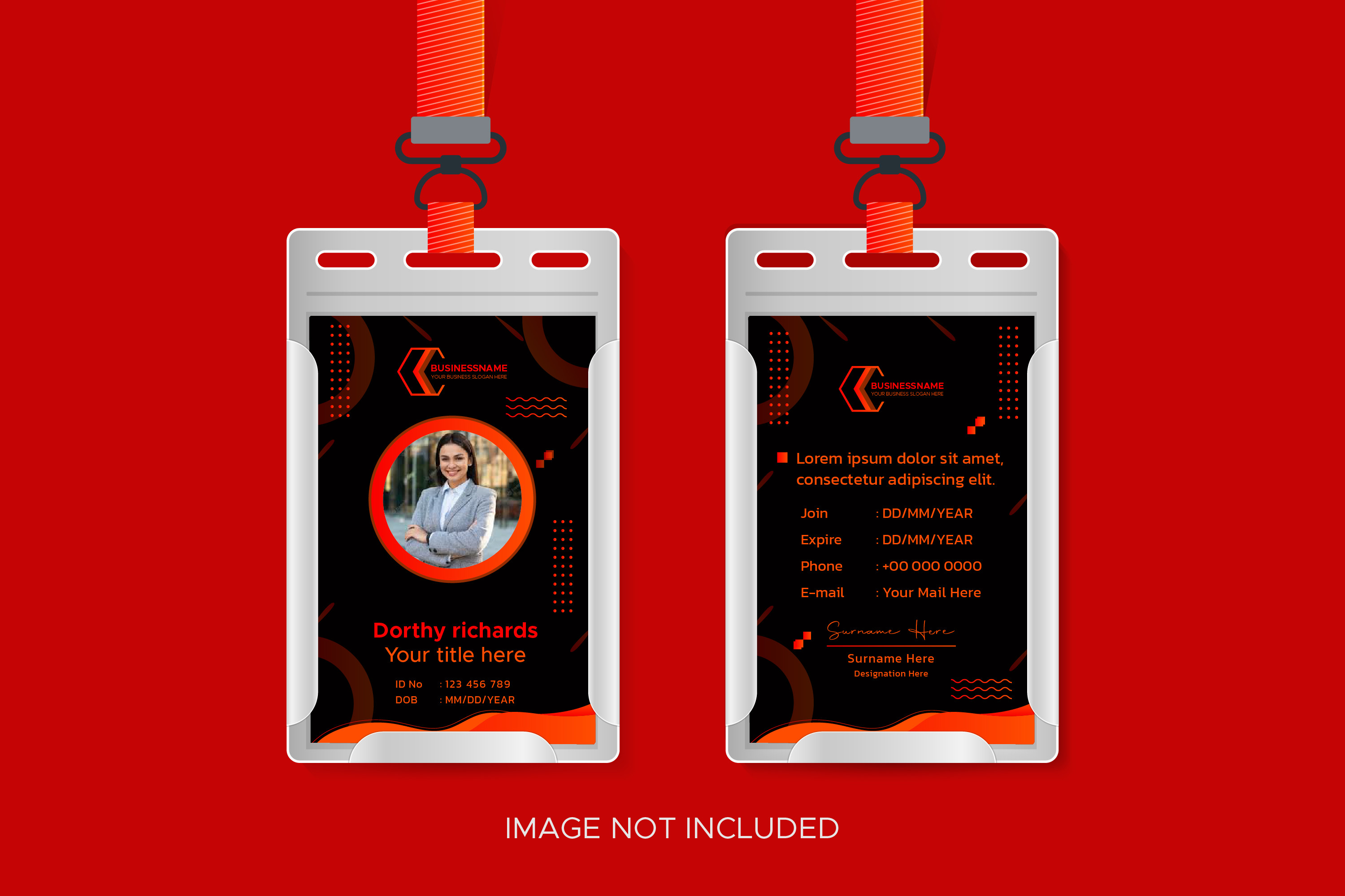 Geometric Identity Card Design Graphic by Ju Design · Creative Fabrica