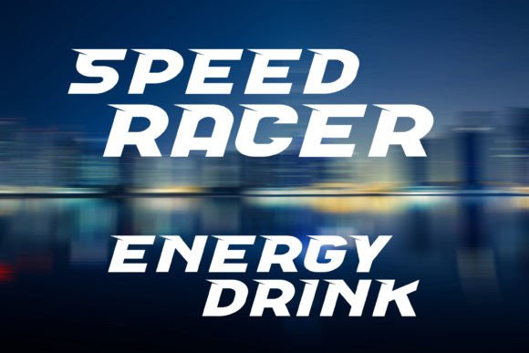 Race Champion Font PNG with transparent background - Preview 2