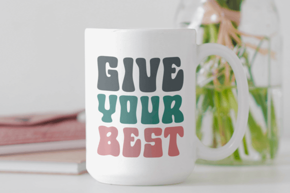 Smooth Retro Font PNG with transparent background - Preview 3