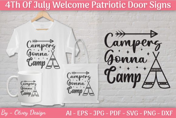 Camping Cricut SVG | Campers Gonna Camp