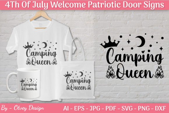 Camping Cricut SVG | Camping Queen