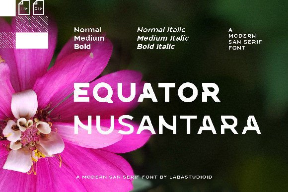 Equator Nusantara Font - Preview 1