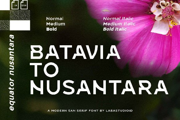 Equator Nusantara Font - Preview 4