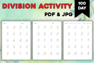 Math Division Worksheets Graphic by Kdp Planet · Creative Fabrica