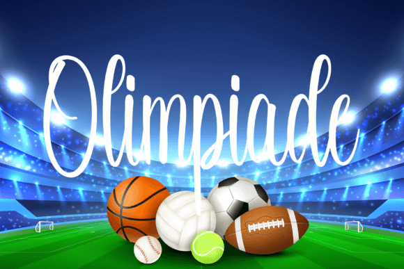 Baseball Font - Preview 1
