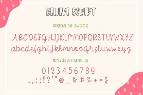 Believe Font - Preview 6