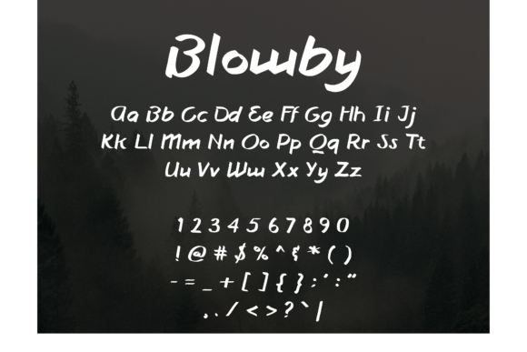 Blowby Font - Preview 2
