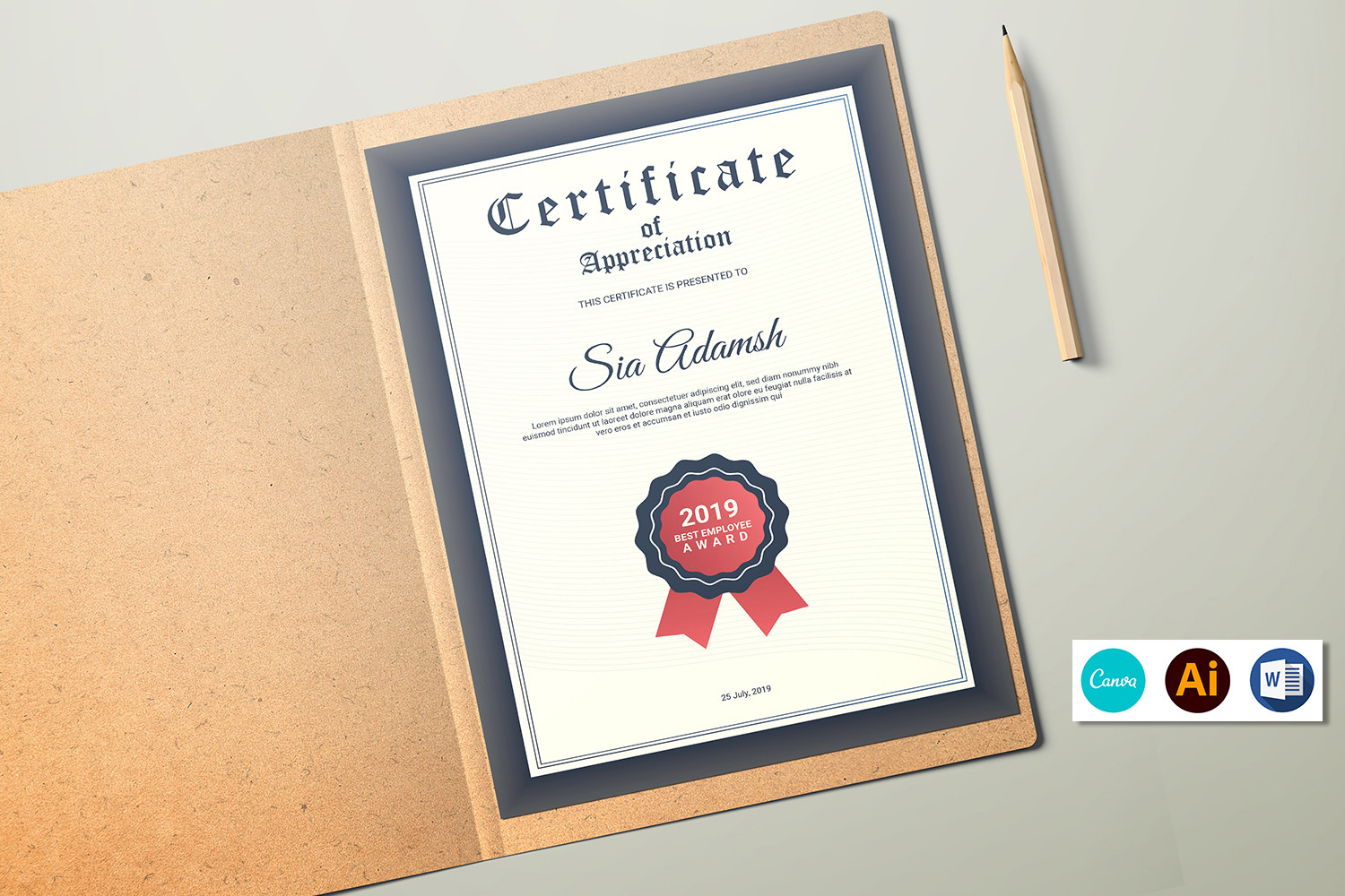 Certificate of Appreciation Template Graphic by sistecbd · Creative Fabrica