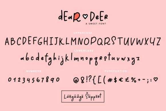 Dear Deer Font - Preview 5
