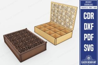 Decorative Storage Box Laser Cut Files · Creative Fabrica