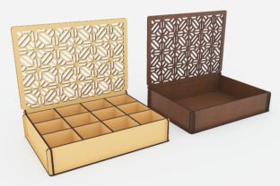 Decorative Storage Box Laser Cut Files · Creative Fabrica