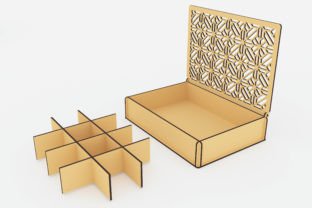 Decorative Storage Box Laser Cut Files · Creative Fabrica