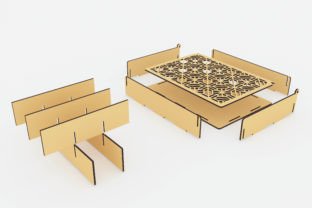 Decorative Storage Box Laser Cut Files · Creative Fabrica