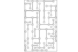 Easy, Medium & Hard Hashi Bridges Puzzle Graphic by PrintablePDFStore ...