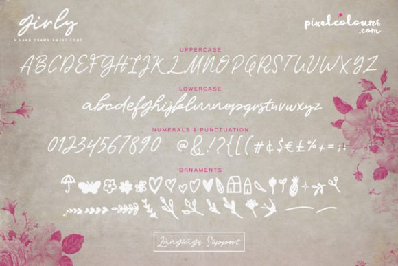 Girly Font - Preview 5
