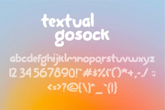 Gosock Font - Preview 2