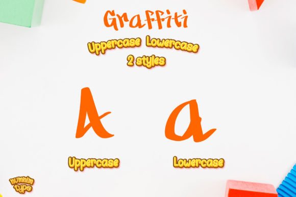 Graffiti Font PNG with transparent background - Preview 1