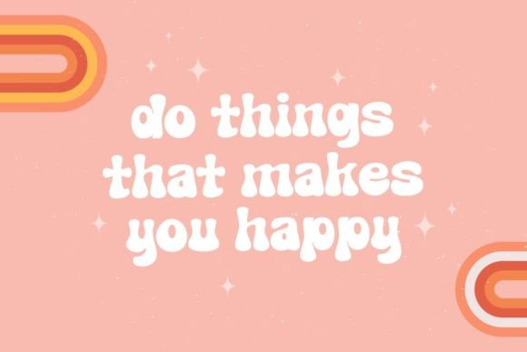 Happy Times Font PNG with transparent background - Preview 1