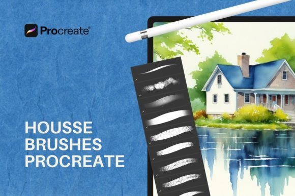 Over 30 Brushes Bundle Procreate Graphic by Creative Moon · Creative ...