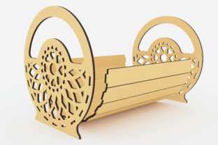 Laser Cut Decorative Basket Svg Files · Creative Fabrica