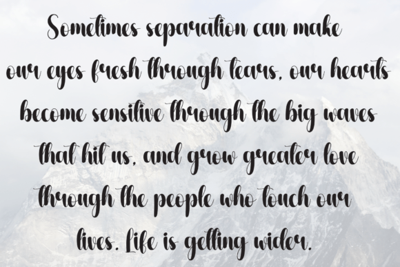 Milktea Font PNG with transparent background - Preview 5