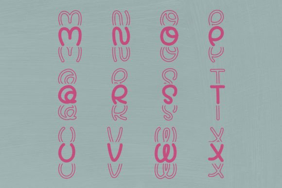 Quirky Mirror Font PNG with transparent background - Preview 2