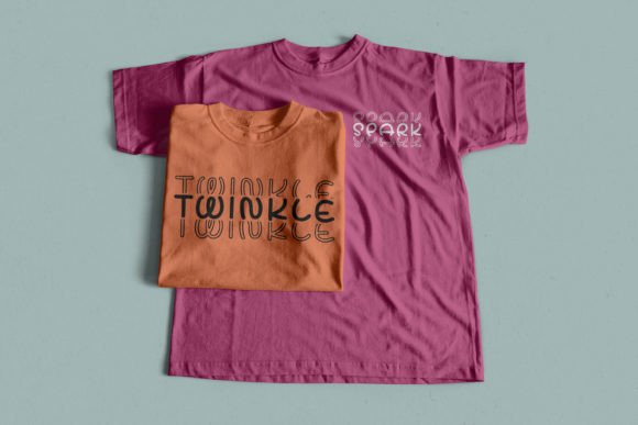 Quirky Mirror Font PNG with transparent background - Preview 5