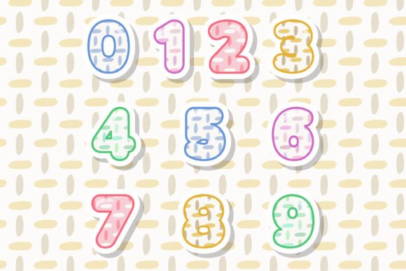 Rainbow Metal Font PNG with transparent background - Preview 2