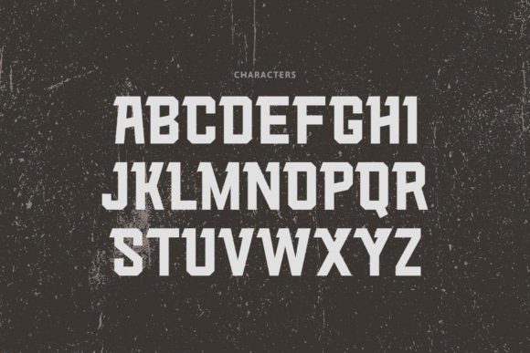 Rust Core Font PNG with transparent background - Preview 6