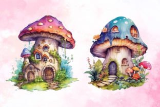 16 PNG Fairy Watercolor House Clipart Graphic by Amazin_art · Creative ...