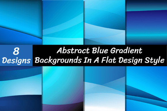 Abstract Blue Gradient Backgrounds Graphic by VYCstore · Creative Fabrica