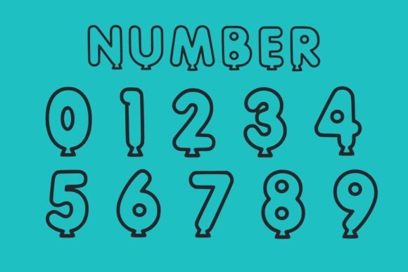 Ballon Cosplay Font - Preview 4