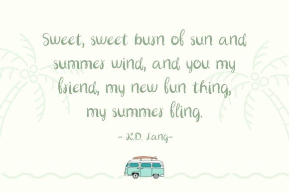 Best Vacation Font - Preview 3