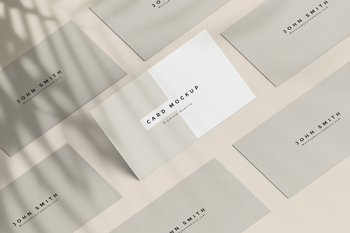 Business Card Mockup PSD Template Graphic by prextheme · Creative Fabrica