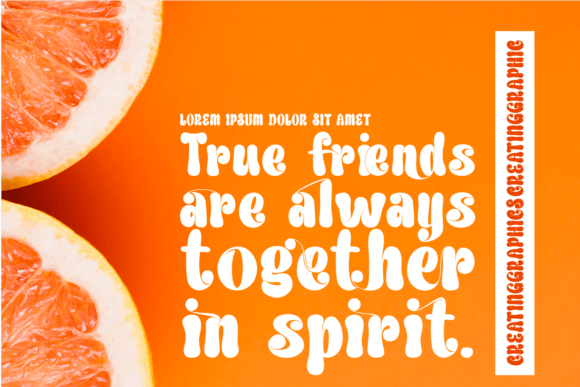 Creating Graphics Groovy Font PNG with transparent background - Preview 3