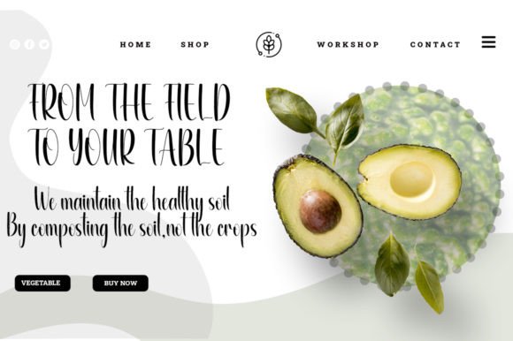 Farmhouse Organic Font - Preview 1