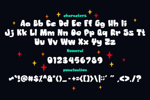 Grvs Boon Retro Bubble Display Font PNG with transparent background - Preview 2