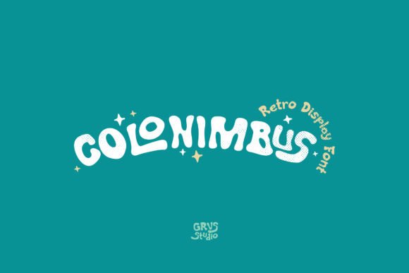 Grvs Boon Retro Bubble Display Font by febryan.satria1 · Creative Fabrica